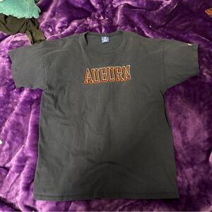 Vintage Champion Auburn Tigers T-Shirt Size 2XL Navy Single Stitch Made USA